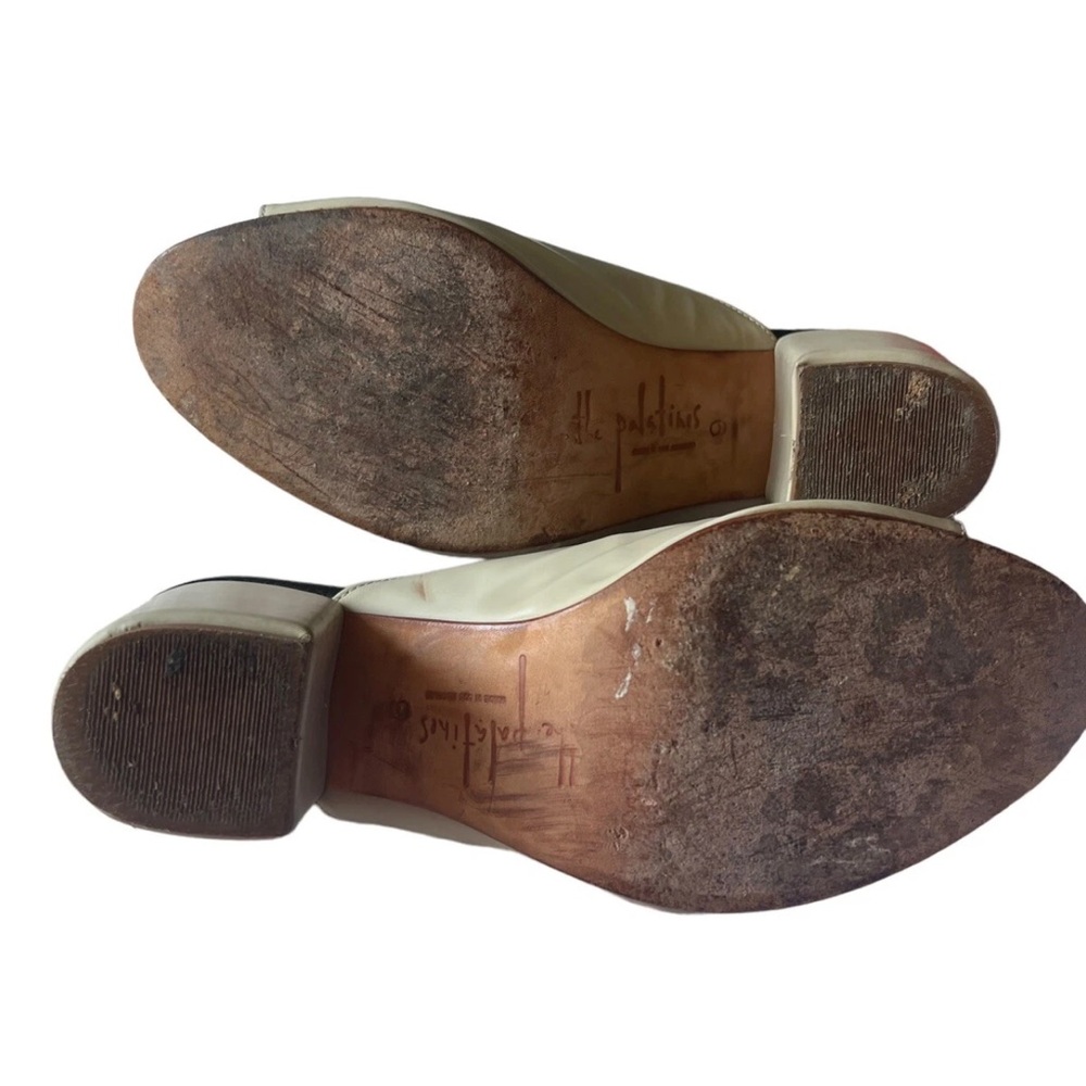 Elegant Beige and Black Women's Mules - Picture 10 of 12